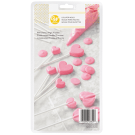 Lollipop mold - mini hearts 